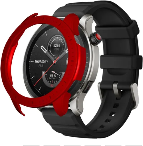 Miniatura 7 de Funda protectora para Amazfit GTR 4, a prueba de golpes, duradera, de policarbonato duro, accesorios para Amazfit GTR 4 Smartwatch (transparente)
