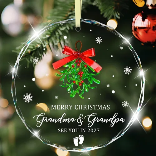Miniatura 7 de Adorno de primera Navidad juntos 2025 para parejas, nuestra primera Navidad para él, ella, novio, novia, pareja casada, primer adorno de Navidad