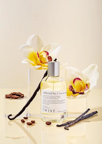 Miniatura 3 de Twist - Addicted No. 3 - Eau De Parfum inspirado en Y. Black Opium, Perfume de larga duración para mujer, Ámbar y Vainilla, Vegano, Ingredientes