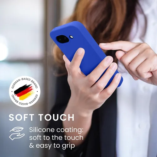 Miniatura 762 de kwmobile Funda Compatible con Google Pixel 6 Pro - Funda de teléfono de silicona TPU con acabado suave - Azul Arrecife