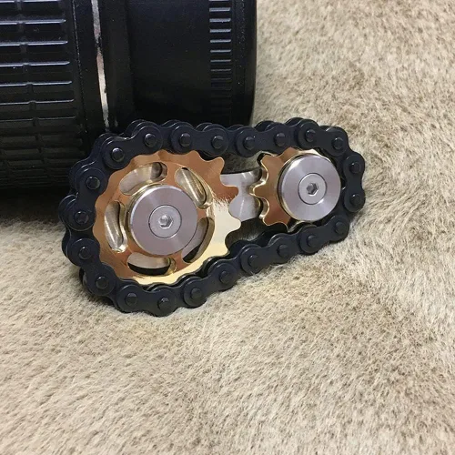 Miniatura 7 de FREELOVE Sprockets - Juguetes para ansiedad para adultos y niños, engranajes de bicicleta de metal, bloque de acoplamiento, cubo cinético EDC, cubo