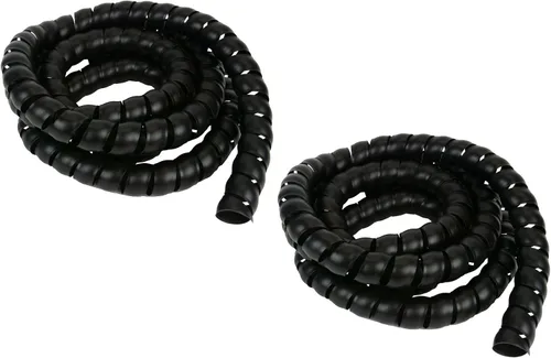 Miniatura 8 de TEMCo ST0480-5/8" Manguera Hidráulica Envoltura Espiral Cubierta Protectora de Alambre de 10 pies Organizador de Cable de Guardia - 1 AÑO DE GARANTÍA