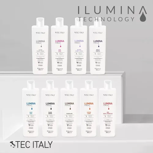 Miniatura 5 de Tec Italy Lumina Forza - Tratamiento tonificante rubio sin enjuague para cabello rubio, neutraliza los tonos amarillos, mejora el brillo y cuidado