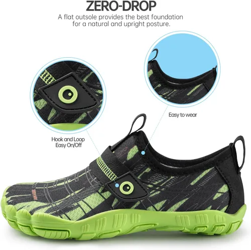 Miniatura 5 de SEEKWAY Barefoot Water Shoes for Kids - Wide Toe Box and Quick-Dry Sand Shoes Toddler for Hiking Swim Beach Pool Kayak Sport Accessories, Camping