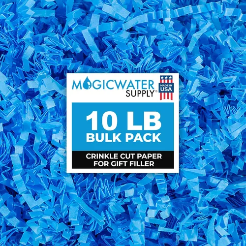 Miniatura 21 de MagicWater Papel de Corte Ondulado para Cestas de Regalo - 10 LB - Verde Militar - Perfecto para Relleno de Papel Triturado, Relleno de Cestas