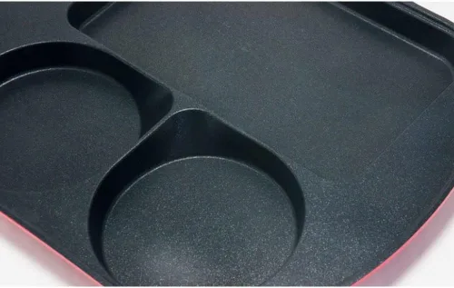 Miniatura 3 de Sartén rectangular coreana para huevos con 3 columnas