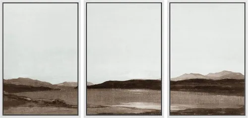 Miniatura 94 de SIGNWIN Juego de impresión enmarcada para pared, diseño de rayas verticales, fotografía abstracta, arte moderno, primer plano, relajante, tranquilo