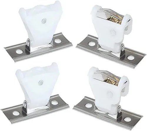 Miniatura 2 de 12 piezas de bloqueo ciego veneciano romana cable de bloqueo de cable de bloqueo para kit de repuesto blanco pom cortina de bambú Roma