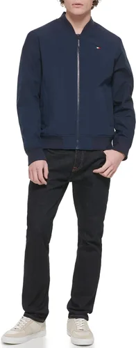 Miniatura 2 de Tommy Hilfiger Chaqueta bomber ligera de punto acanalado para hombre