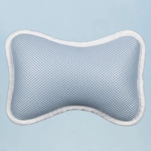 Miniatura 7 de SUPVOX Almohada de bañera con ventosas antideslizantes para soporte de cuello y hombro, se adapta a bañeras ovaladas y rectas, cojín de spa y baño