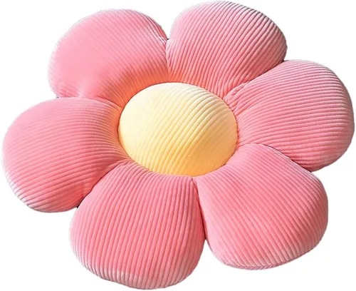 ELONEL Cojín con forma de flor – Cojín de trasero, almohada de suelo, asiento de oficina, cojín de auto tatami – Bonita decoración de habitación y
