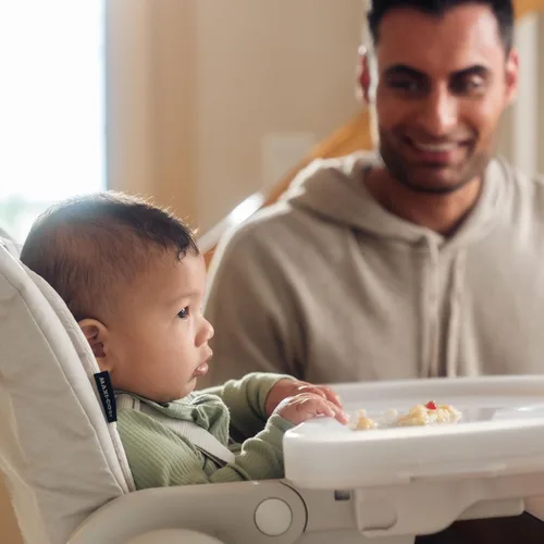 Miniatura 12 de Maxi-Cosi Minla - Silla alta 6 en 1 para bebés y niños pequeños, silla alta plegable portátil, tela EcoCare, 9 alturas, 5 reclinables, 4 posiciones