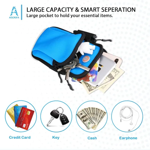 Miniatura 3 de Brazalete para correr, bolso pequeño para teléfono celular, bolsa cruzada para mujeres, hombres y niños, bolsa para iPhone 15/14/13