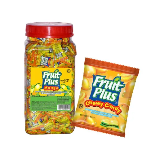 Fruit Plus Tarro de caramelos masticables 2.2 lbs (Mango)