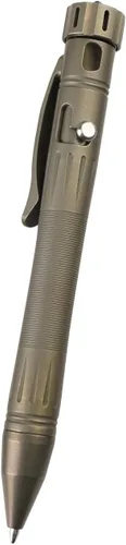 Miniatura 7 de MecArmy TPX8 Mini bolígrafo táctico de titanio y latón con llavero táctico con llavero 1 D (latón)
