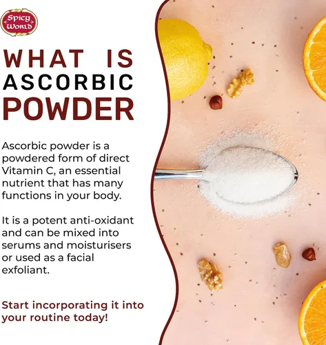 Miniatura 4 de Spicy World Bolsa a granel de ácido ascórbico de 1 libra, polvo puro de vitamina C, 100% puro, grado alimenticio, se puede utilizar para enlatar