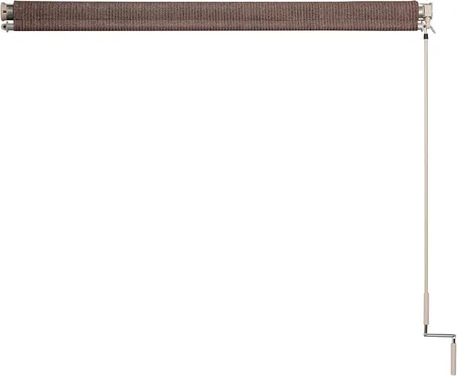 Miniatura 4 de Cross Land Persianas solares para exteriores y exteriores con manivela inalámbrica, enrollables, para patio, césped, pérgola, jardín, porche