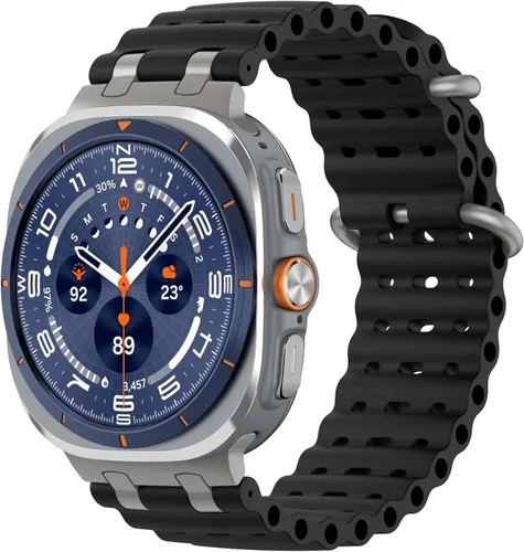 Miniatura 12 de MoKo Correa deportiva compatible con Samsung Galaxy Watch Ultra Band de 1.850 in (2024) para mujeres y hombres, correa de reloj impermeable