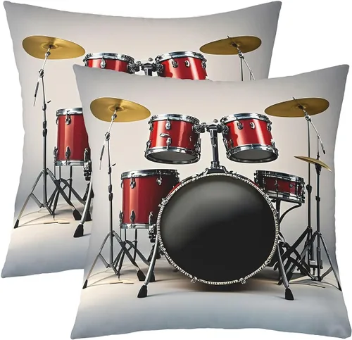 Miniatura 11 de Juego de 2 fundas de almohada de 16 x 16 pulgadas, fundas de almohada de vehículos de construcción suaves para sala de estar, dormitorio, equipos