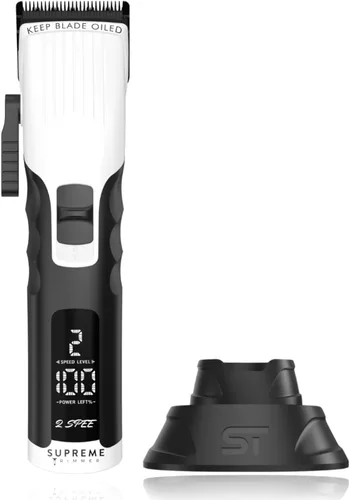 Miniatura 11 de Supreme Trimmer 2Spee STC922 - Cortadora de pelo profesional inalámbrica con hoja extraíble Tiempo de funcionamiento de 210 minutos, motor de 2