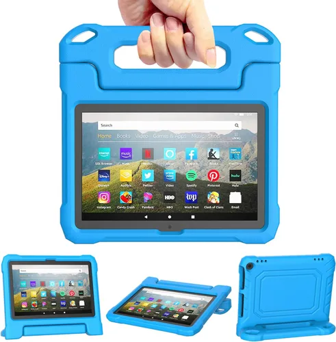 Miniatura 9 de DJ&RPPQ Funda resistente a prueba de golpes para niños, resistente (incompatible con Sony Nokia de 8 pulgadas) con soporte para niños, color negro