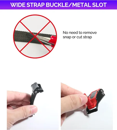 Miniatura 2 de RACOONA Hebilla de Botón para Casco, Hebilla de Liberación Rápida para Correa de Casco de Motocicleta, Accesorios para Automóvil Clip de Velocidad