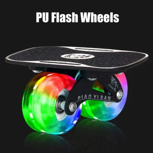 Miniatura 3 de Patines de deriva Split Skateboard portátil Patín de ruedas Freelinedrift Patín de alto rebote al aire libre deslizante adolescente adultos regalo