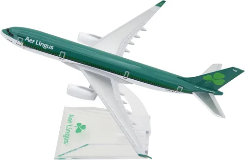 Miniatura 5 de TANG DYNASTY 1:400 Air Bus A330-300 Irlanda AER Lingus Metal Avión Modelo Avión Modelo Avión de Juguete (Verde)