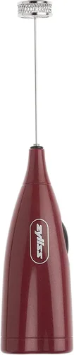Zyliss Varita espumadora de leche eléctrica de mano, mezclador de bebidas versátil, espumador para café, capuchinos, lattes o batidos para una