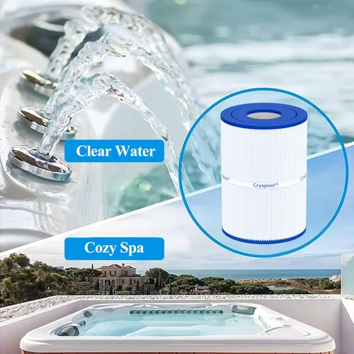 Miniatura 7 de Cryspool® 07018 Filtro compatible con CX250RE, Star-Clear C250, PA25-4, PA25-4/M4, C-7626, FC-1230, Cartucho de filtro de spa de 25 pies cuadrados