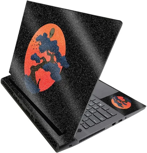 Miniatura 718 de MightySkins - Skin brillante con purpurina para Alienware M17 R3 (2020) y M17 R4 (2021) - Diversión de los años 90 Acabado duradero con purpurina