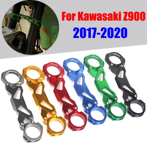Miniatura 2 de Motocicleta Horquilla Suspensión Amortiguador Equilibrio Soporte Estabilizador Palanca para Kawasaki Z900 2017 - 2020 Accesorios (negro)
