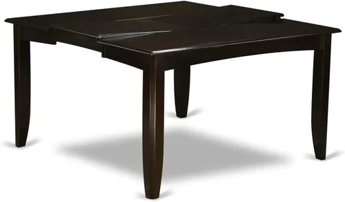 Miniatura 6 de East West Furniture PFCA7-CAP-W - Juego de mesa de comedor moderno de 7 piezas que consta de una mesa cuadrada de madera con hoja de mariposa y 6