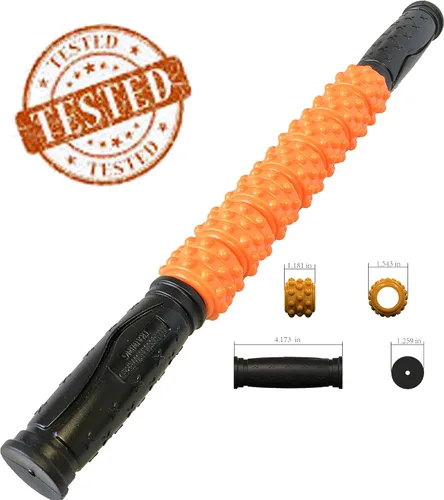 Miniatura 3 de The Muscle Stick Rodillo duro para masaje de elite, No Model, Anaranjado, 1