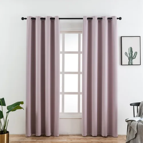 Miniatura 21 de MANGATA CASA - Cortinas opacas con estrellas para dormitorio - Juego de 2 cortinas de ventana para guardería con ojales – Cortinas opacas