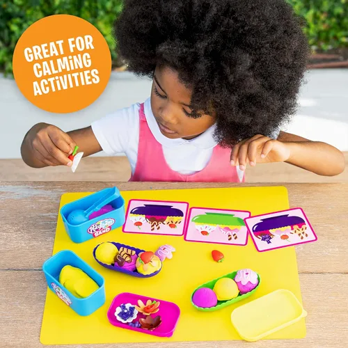 Miniatura 2 de Educational Insights Playfoam Sand Conjunto de Helados Sundae, Arena de Juego, Juguete Sensorial, Regalo para Niños de 3+ Años