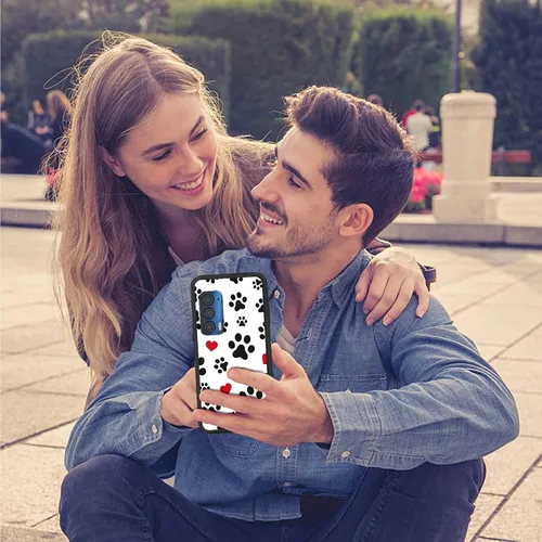 Miniatura 6 de Funda delgada para Moto Edge 2021 TPU con diseño de hojas de arte, cubierta de protección de cuerpo completo de goma de gel suave para Motorola Edge