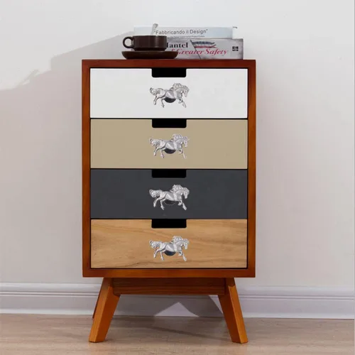 Miniatura 8 de 6 pomos en forma de caballo, manija de puerta, armario, cajón, aparador, pomos de un solo agujero, manijas para muebles de cocina, armario, armario