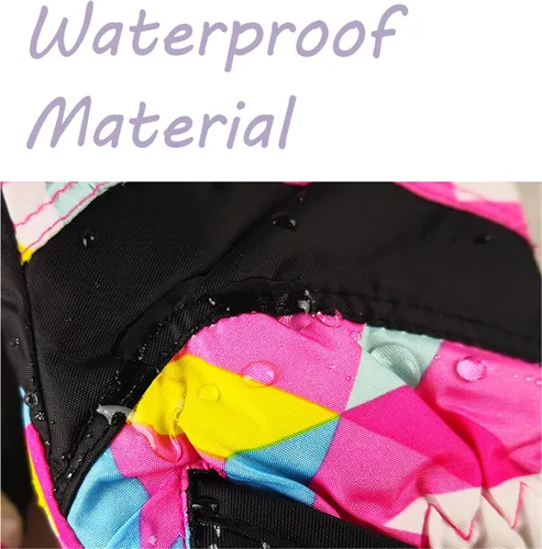 Miniatura 20 de Urban Virgin Guantes de invierno para bebés y niños pequeños, con forro polar, cálidos, impermeables, guantes de nieve para niños y niñas