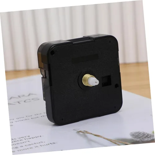 Miniatura 7 de Mecanismo de movimiento de reloj de cuarzo, mecanismo de reloj de pared, funciona con pilas, piezas de reparación de bricolaje, color negro, 5.5 x
