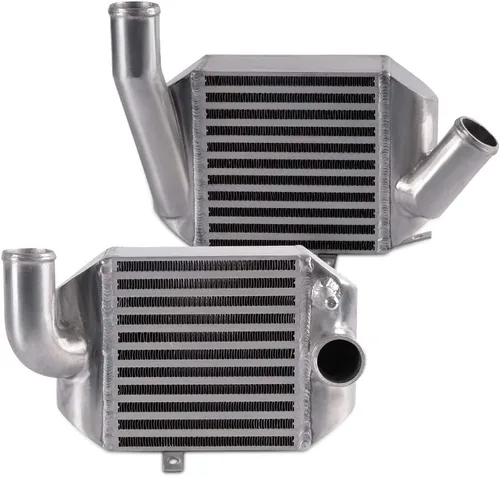 Miniatura 9 de Kit de refrigeración intercooler de aluminio mejorado con pernos de montaje lateral dual compatible con Nissan 300ZX Twin Turbo 1990-1996