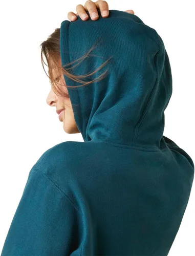 Miniatura 5 de Ariat Sudadera con capucha para mujer, Azul Marino Eclipse