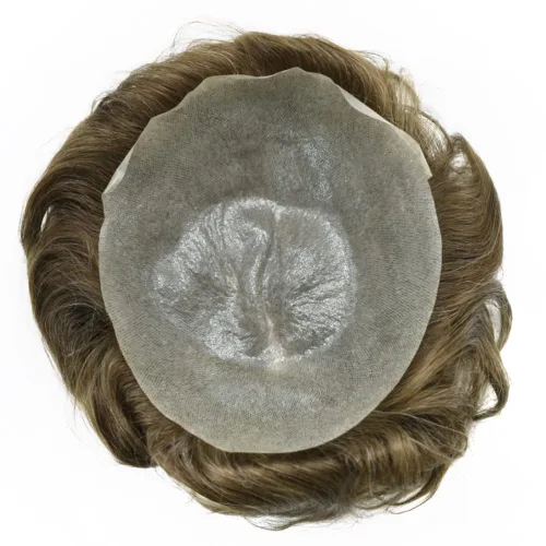 Miniatura 12 de Toupee for Men Human Hair Pieces Ultra Thin Skin Mens Toupee Hair Replacement System Mens Hair Units for Men