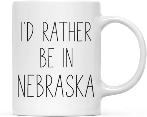 Miniatura 39 de Andaz Press Taza de café de 11 onzas, regalo con texto en inglés "I'd Rather Be in Alabama", 1 paquete, para estudiar en el extranjero, regalo