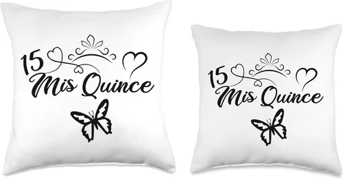 Miniatura 3 de Quinceanera Mis 15 Anos 15th Membrillo Almohada