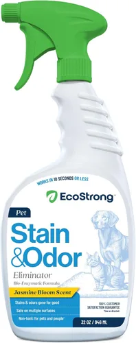 Miniatura 10 de Eco Strong Removedor de Manchas y Olores de Mascotas - Limpiador Enzimático de Orina de Gato, Destructor de Orina para Perros, Limpiador Enzimático