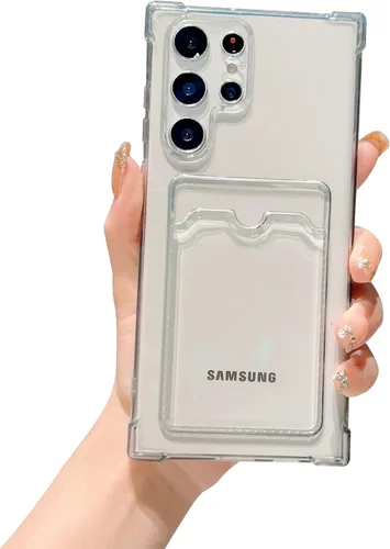 Miniatura 187 de Tuokiou Funda para Samsung Galaxy A14 5G, Fundas Protectoras Transparentes con Ranura para Tarjetas, Funda Cartera de TPU Suave Ajustada Resistente