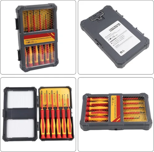 Miniatura 6 de 6 In1 Screwdriver Bit Set 1000V Insulated Magnetic Screw Driver VDE-9906 Insulated Screwdriver Set Electrician Repair Tools