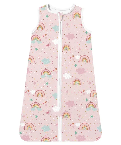 Miniatura 53 de TotAha Saco de dormir para bebés de 6 a 12 meses, paquete de 3, saco de dormir transpirable para bebé, niña, niño, manta usable con cremallera Azul