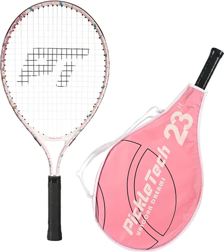 Miniatura 16 de PICKLETECH Kids Tennis Racket for Junior Toddlers Starter Kit 17-25" Tennis Racquet for Girls and Boys with Carry Bag, Lightweight for Beginners Rosa